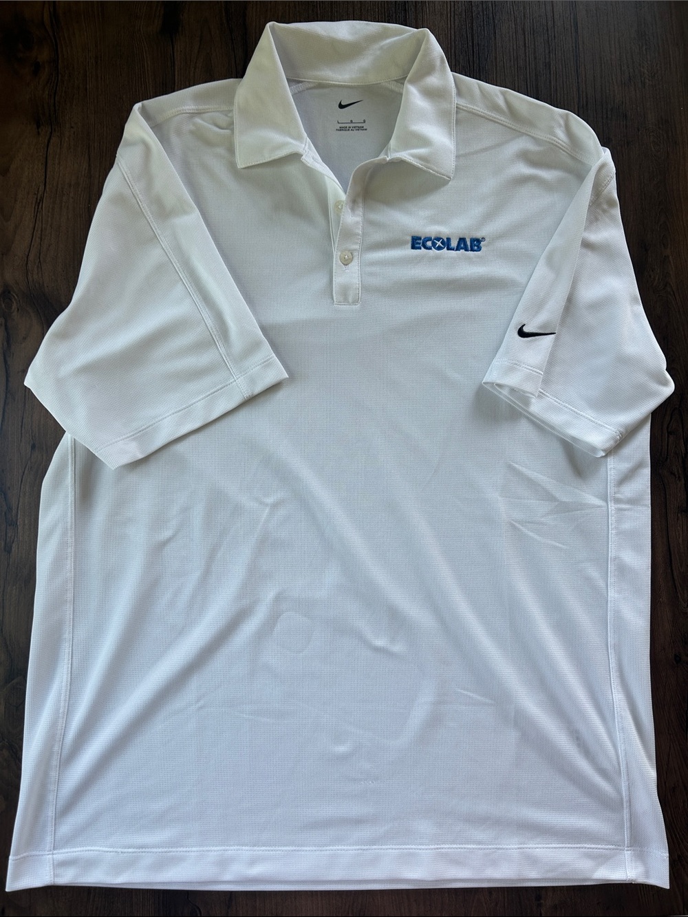 Nike Men's White Polo Shirt